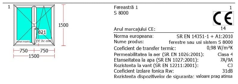 VALENT CE-certificering — technische tekening